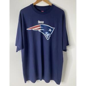 New England Patriots NFL Football Navy Blue T-Shirt XL New With Tags Mens